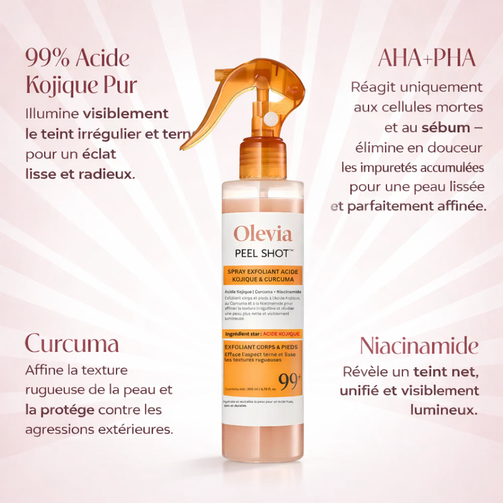 Spray Exfoliant Kojique & Curcuma — Olevia